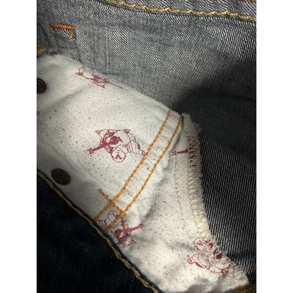 True Religion Sammy Jeans Size 29, Measure 32x29 Flared Leg Low Rise 7.5” - Picture 11 of 11